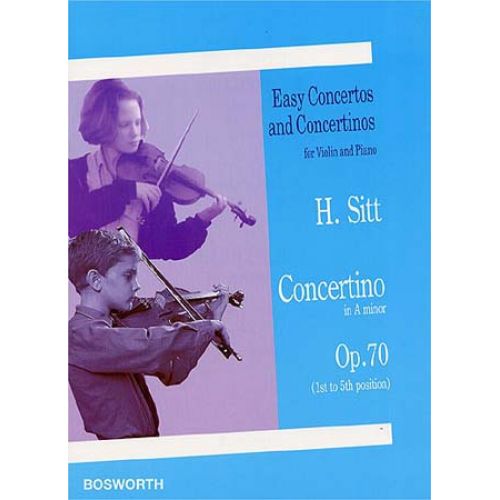 SITT HANS - CONCERTINO OP.70 - VIOLON, PIANO