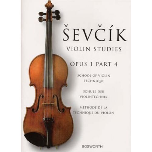 SEVCIK - VIOLIN STUDIES OP.1 PART 4 SCHOOL OF THE TECHNIQUE