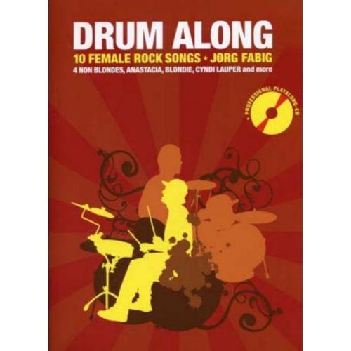  Drum Along 10 Female Rock Songs + Cd - Batterie