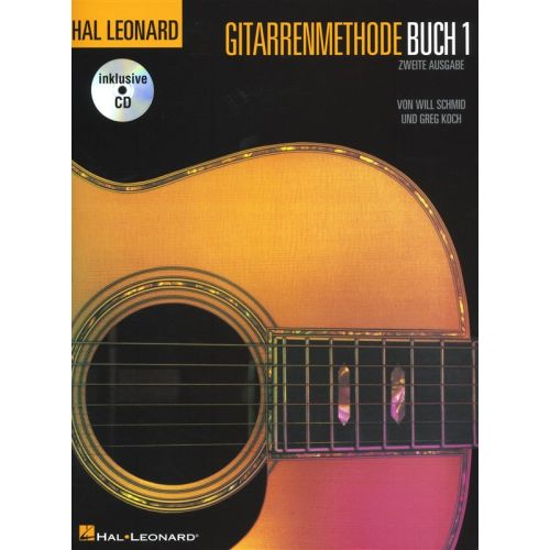 HAL LEONARD GUITAR METHOD BOOK 1 GERMAN + CD - ELECTRIC GUITAR