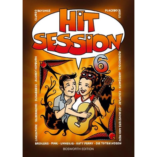 HIT SESSION 6 SONGBOOK BOOK SPIRAL BINDING MLC LC - MELODY LINE, LYRICS AND CHORDS