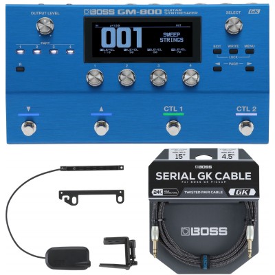 BOSS GM-800 GUITAR SYNTH + GK-5 BUNDLE