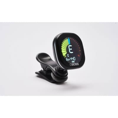 BOSS TU-05 PREMIUM QUALITY CLIP ON TUNER WITH FULL COLOUR DISPLAY, MULTIPLE TUNING MODES AND RECHARGEABL