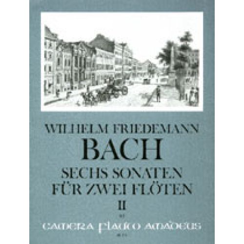  Bach W.f. - 6 Sonaten Fr 2 Querflten Heft 2