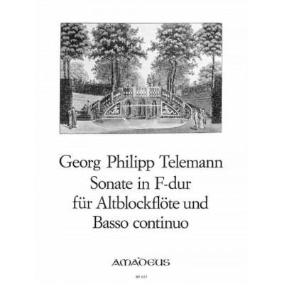 Telemann G. PH. - Sonate F-dur - Flute A Bec et BC