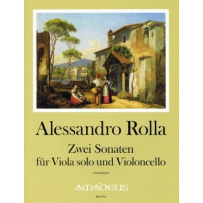 AMADEUS ROLLA A. - ZWEI SONATEN - ALTO & VIOLONCELLE 