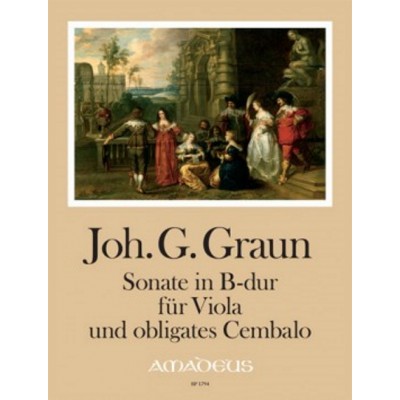 GRAUN J.G. - SONATA B-DUR - ALTO & PIANO