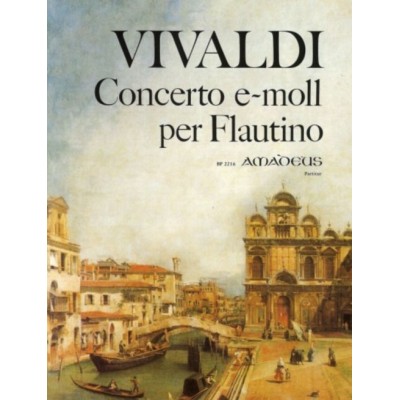 AMADEUS VIVALDI ANTONIO - CONCERTO E-MOLL OP.44/11 RV 445 - CONDUCTEUR