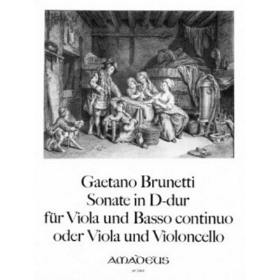 BRUNETTI G. - SONATE IN D-DUR - ALTO & PIANO 