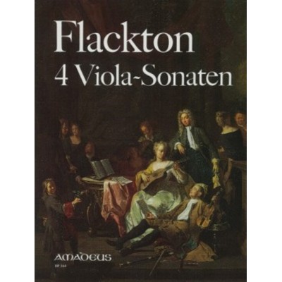 FLACKTON WILLIAM - 4 VIOLA SONATEN - ALTO & PIANO 