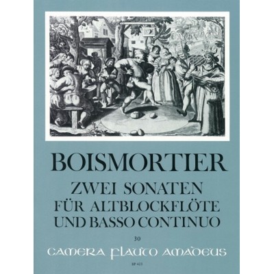 BOISMORTIER - 2 SONATES OP.27 - FLUTE A BEC & BC