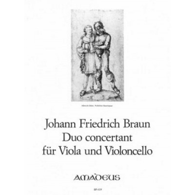 BRAUN J.F. - DUO CONCERTANT IN ES-DUR - ALTO & VIOLONCELLE