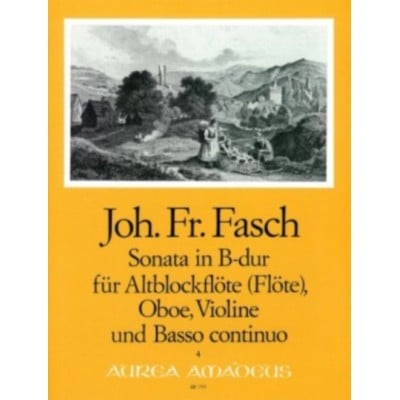 FASCH J.F. - SONATE IN B-DUR - CONDUCTEUR & PARTIES 