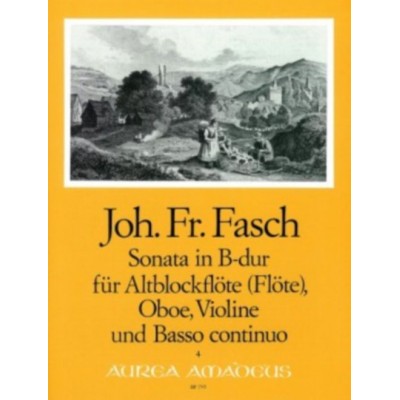 AMADEUS Fasch J.F. - Sonate In B-dur - Conducteur & Parties