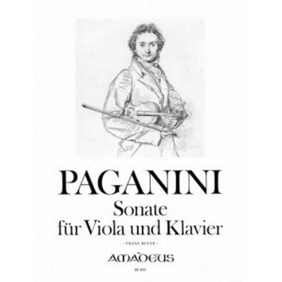 AMADEUS Paganini N. - Sonate - Alto & Piano