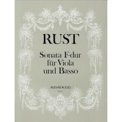 RUST F.W. - SONATA IN F-DUR - ALTO & PIANO