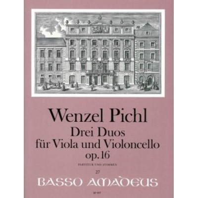 PICHL WENZEL - DREI DUOS OP.16 - ALTO & VIOLONCELLE