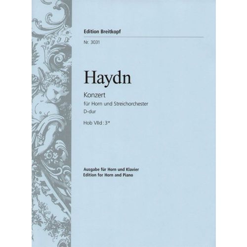  Haydn J. - Hornkonzert D-dur Hob Viid: 3 - Cor, Piano