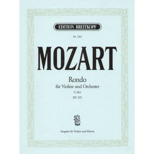 MOZART W.A. - RONDO C-DUR KV 373 - VIOLON, PIANO