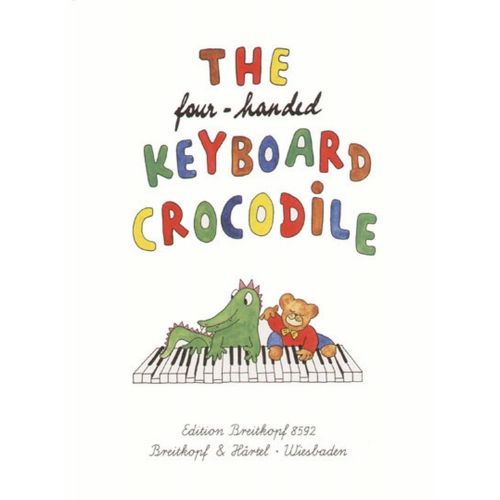 FOUR-HANDED KEYBOARD CROCODILE