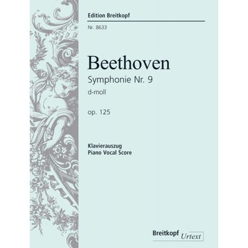 BEETHOVEN L.V. - SYMPHONIE N°9 OP. 125 HYMNE A LA JOIE (FINAL) - CHANT, CHOEUR, PIANO