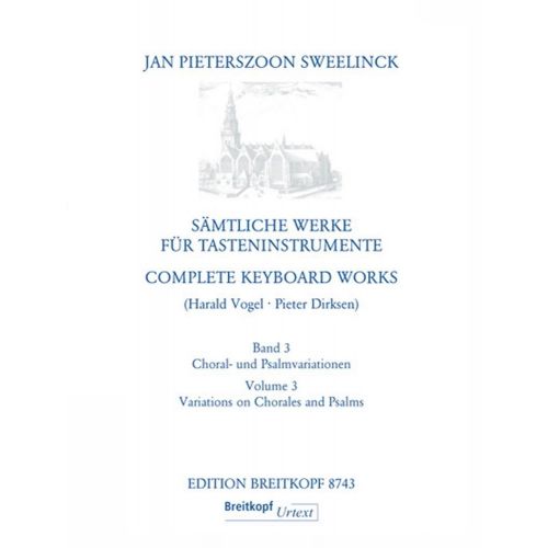 EDITION BREITKOPF SWEELINCK J.P. - WERKE FUR TASTENINSTRUMENTE 3