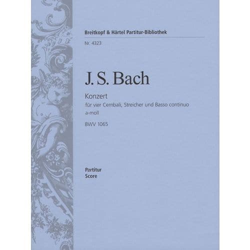  Bach J.s. - Cembalokonzert A-moll Bwv 1065 - 4 Clavecins Et Cordes