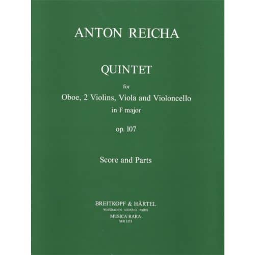  Reicha A. - Quintett In F Op. 107 - Conducteur + Parties