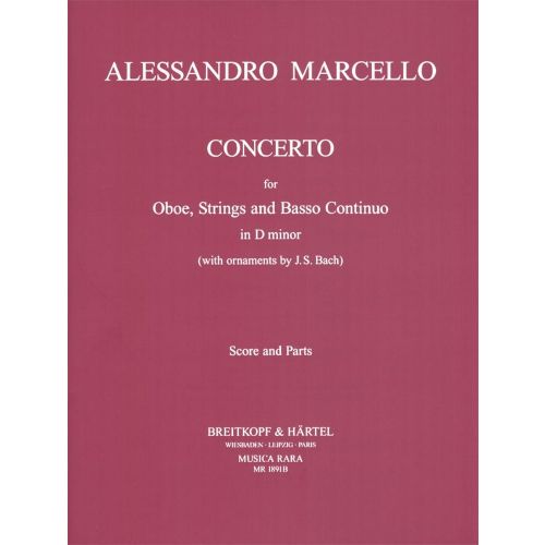  Marcello A. - Concerto In D-moll - Conducteur + Parties