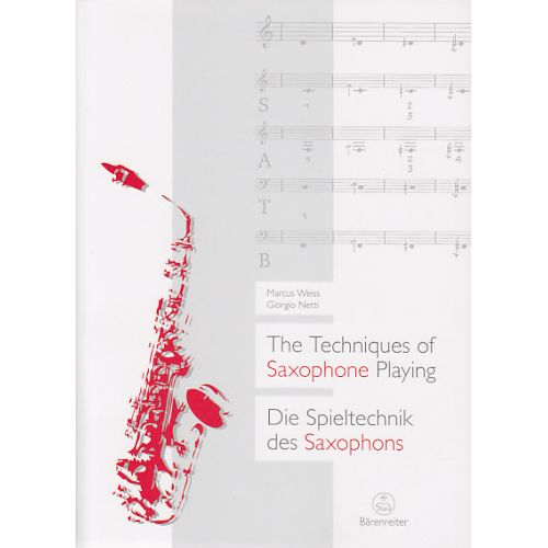 BARENREITER Weiss & Netti - The Techniques Of Saxophone Playing - Occasion