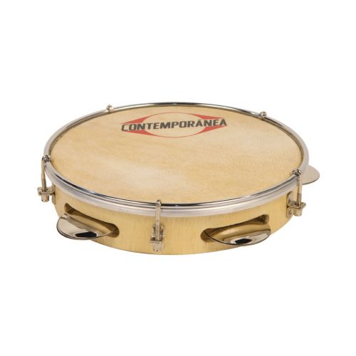 CONTEMPORANEA C-PB8-01 PANDEIRO PRO SERIE 8" PIEL NATURAL BRAZIL2014