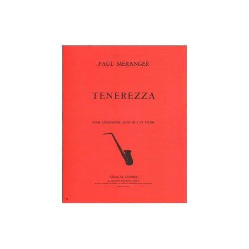 COMBRE MERANGER PAUL - TENEREZZA - SAXOPHONE ET PIANO