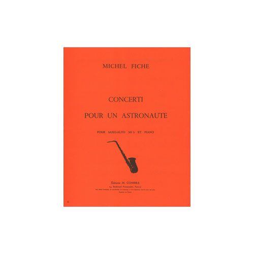 COMBRE Fiche - Concerti Pour Un Astronaute - Saxophone et Piano
