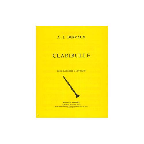 COMBRE Dervaux - Claribulle - Clarinette et Piano