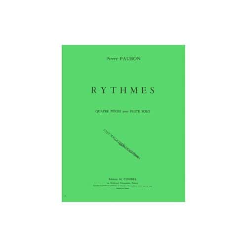 PAUBON PIERRE - RYTHMES (4 PIECES) - FLUTE
