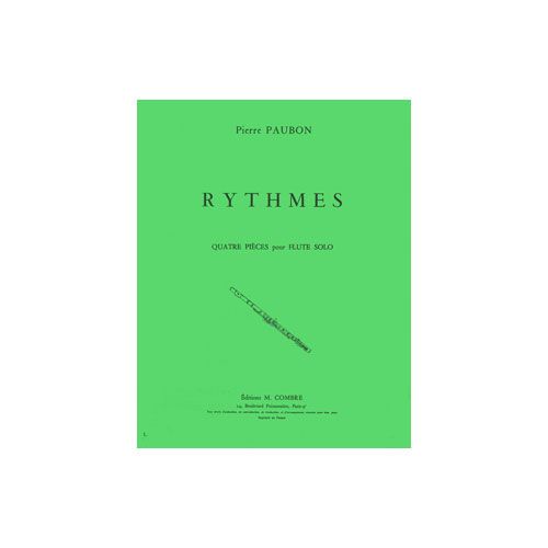 PAUBON PIERRE - RYTHMES (4 PIECES) - FLUTE