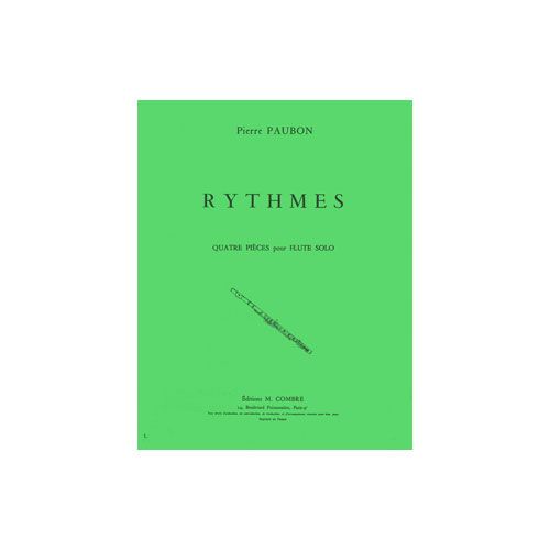 COMBRE PAUBON PIERRE - RYTHMES (4 PIECES) - FLUTE