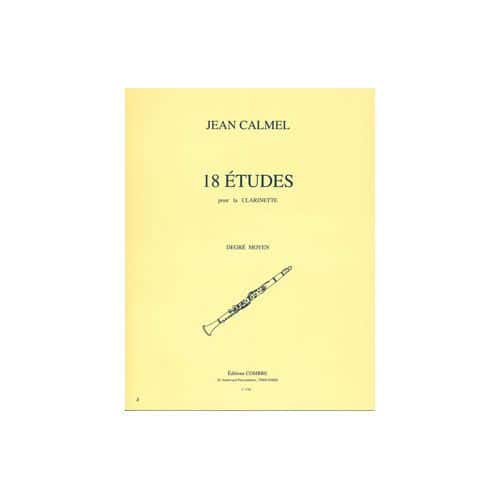 CALMEL JEAN - ETUDES (18) - CLARINETTE