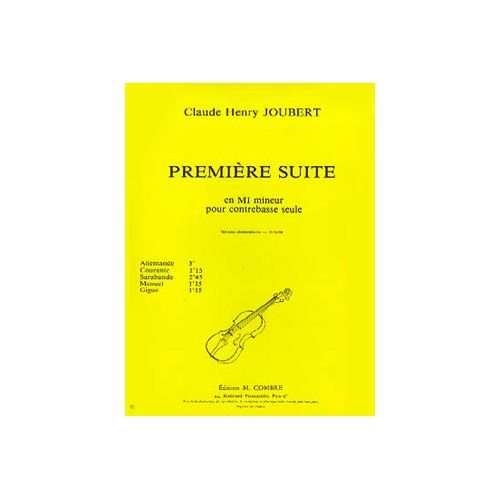JOUBERT CLAUDE-HENRY - SUITE N.1 EN MI MIN. - CONTREBASSE SEULE