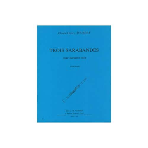 JOUBERT - SARABANDES (3) - CLARINETTE SEULE