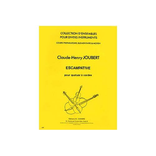 COMBRE JOUBERT CLAUDE-HENRY - ESCAMPATIVE - 4 VIOLONS