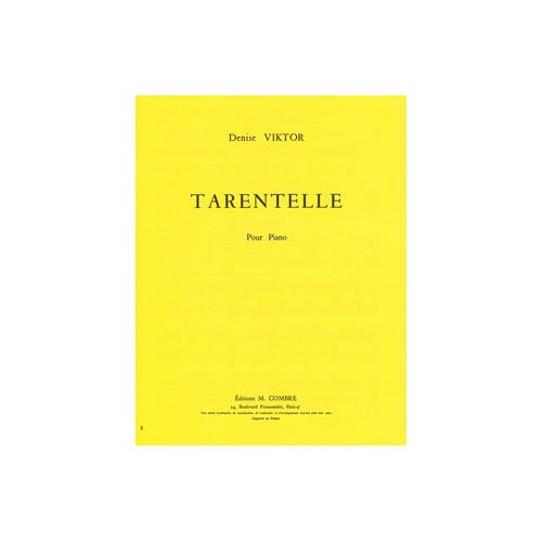 VIKTOR DENISE - TARENTELLE - PIANO