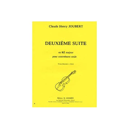 COMBRE JOUBERT CLAUDE-HENRY - SUITE N°2 EN RE MAJ. - CONTREBASSE SEULE
