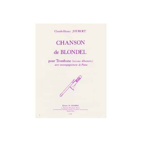 JOUBERT - CHANSON DE BLONDEL - TROMBONE ET PIANO