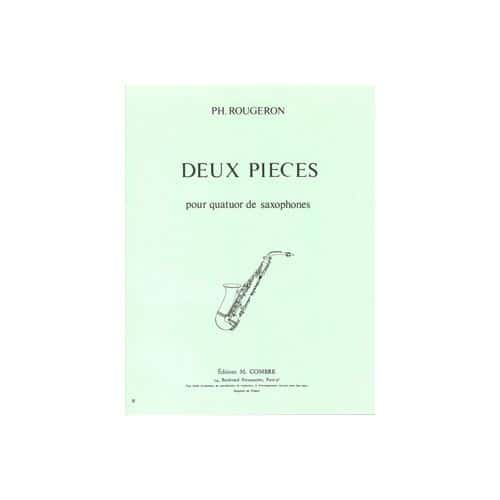 ROUGERON PHILIPPE - PIECES (2) : SOLITUDE - VIEIL AIR - 4 SAXOPHONES