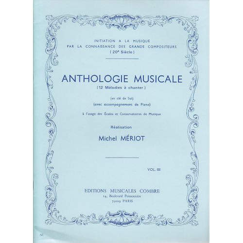 MERIOT MICHEL - ANTHOLOGIE MUSICALE VOL.3