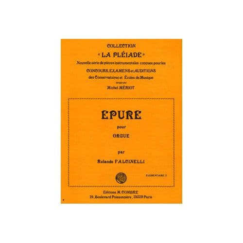 FALCINELLI ROLANDE - EPURE OP.66 N.1 - ORGUE