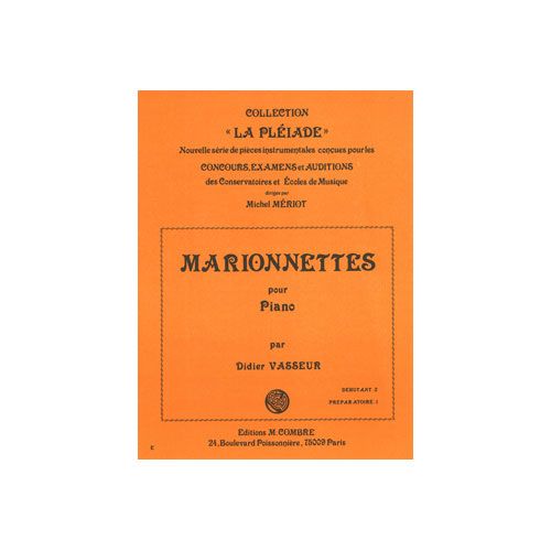 VASSEUR DIDIER - MARIONNETTES - PIANO