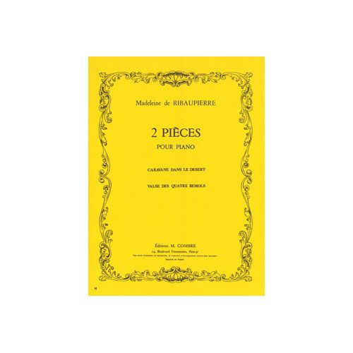 RIBAUPIERRE - PIÈCES (2) - PIANO