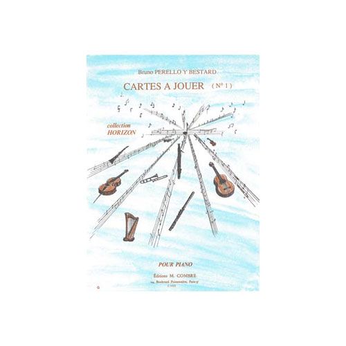 PERELLO Y BESTARD BRUNO - CARTES A JOUER N.1 - PIANO